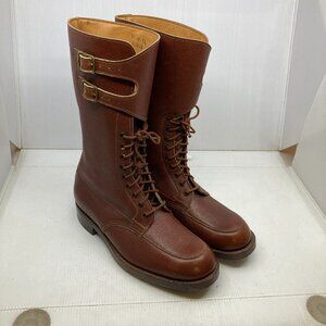 Vtg 1944 military army WWII moccasin rockabilly hipster mens boots sz 7